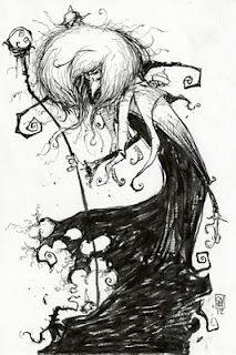 213x320 Labyrinth Sketch By Skottie Young Art Skottie - Labyrinth Sketch