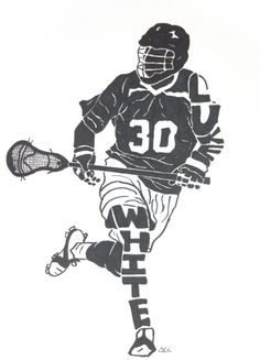 236x327 How To Draw A Football Player Sketchbook Challenge 47 Drew - Lacrosse Player Sketch