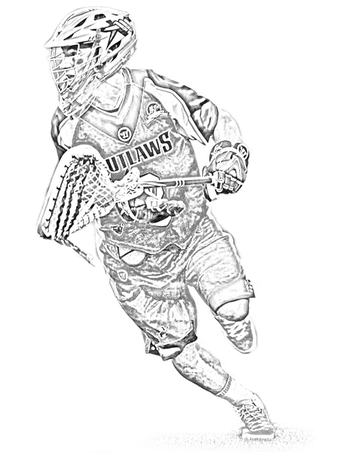 Lacrosse Player Sketch at Explore collection of