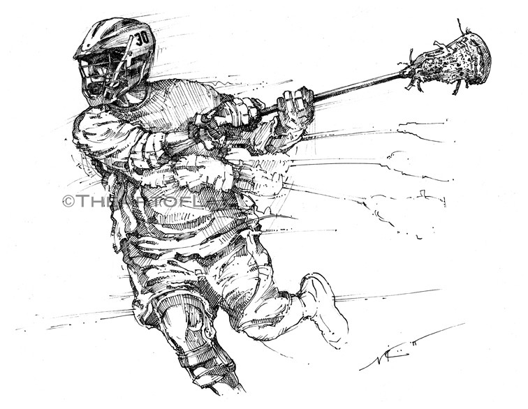 Lacrosse Sketch at Explore collection of Lacrosse