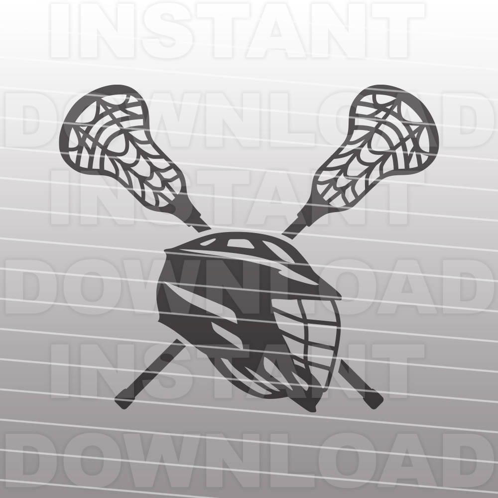 1000x1000 Lacrosse Symbol Stick Helmet Svg File Cricut Svgsilhouette Etsy - Lacrosse Stick Sketch