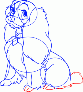 273x302 How To Draw How To Draw Lady From Lady And The Tramp - Lady And The Tramp Sketch