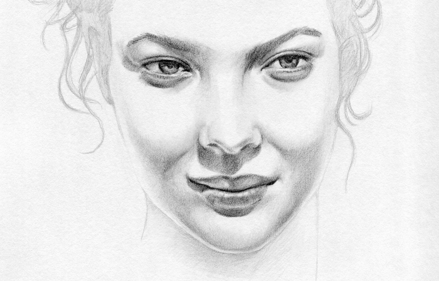 Lady Face Sketch at PaintingValley.com | Explore collection of Lady