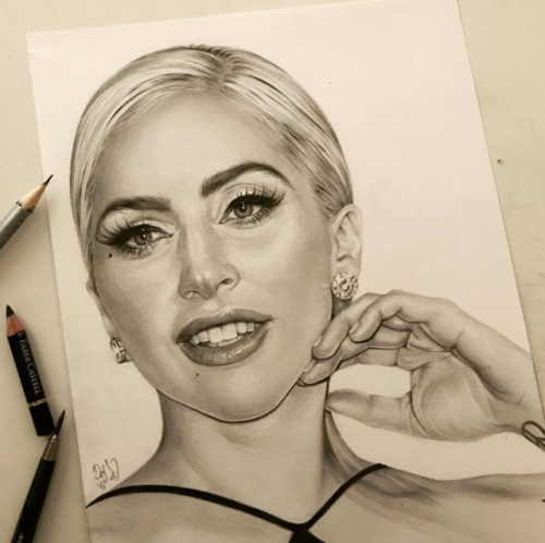 500x498 Lady Gaga Sketches Tumblr - Lady Gaga Sketch