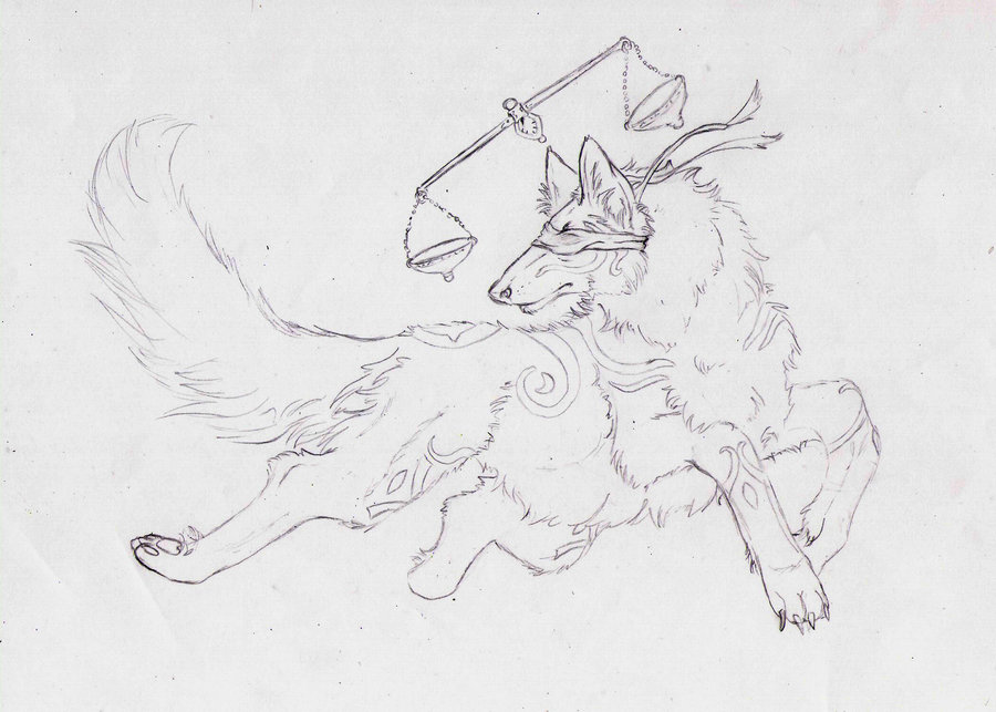 900x643 Lady Justice Sketch By Silverwerwolf - Lady Justice Sketch