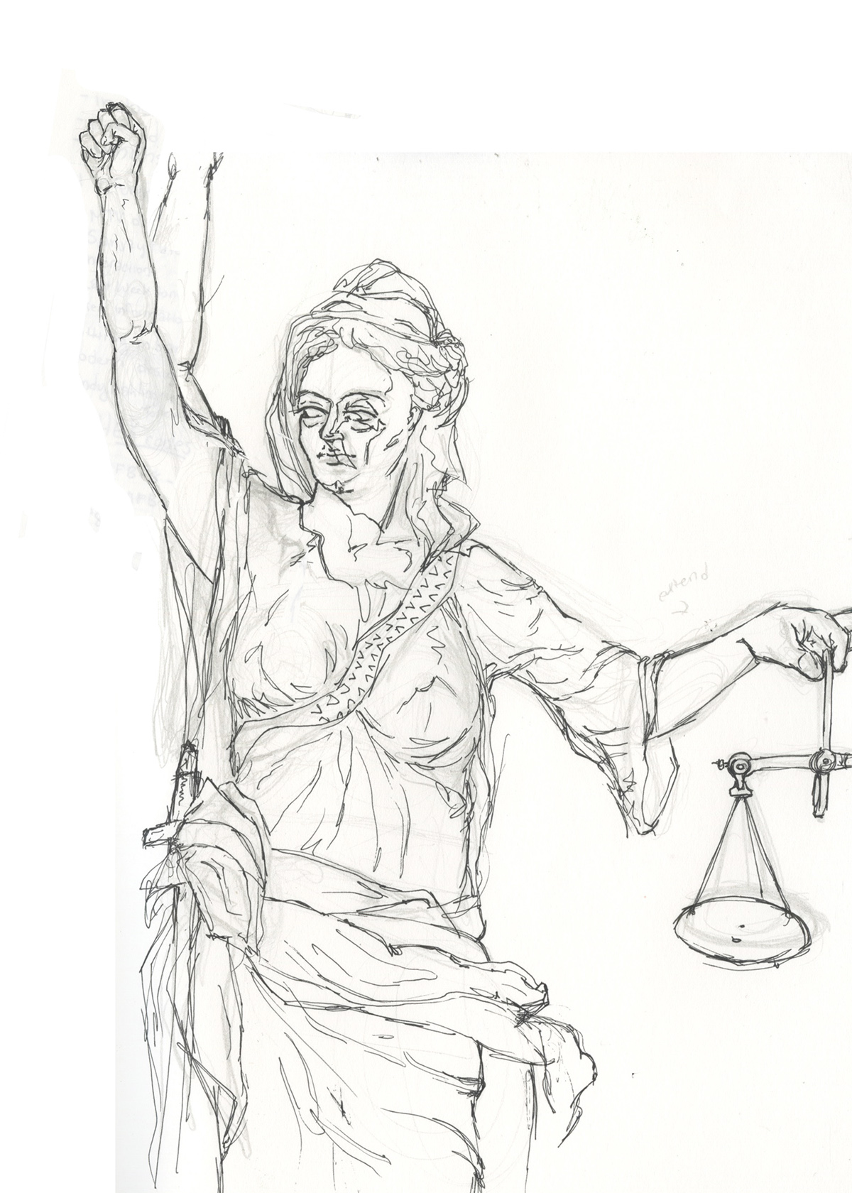 Lady Justice Sketch at Explore collection of Lady