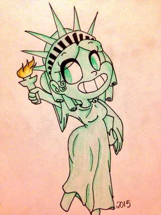 320x427 Lady Liberty! 3 - Lady Liberty Sketch