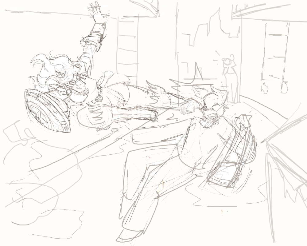 1000x800 Lady Liberty Commission - Lady Liberty Sketch