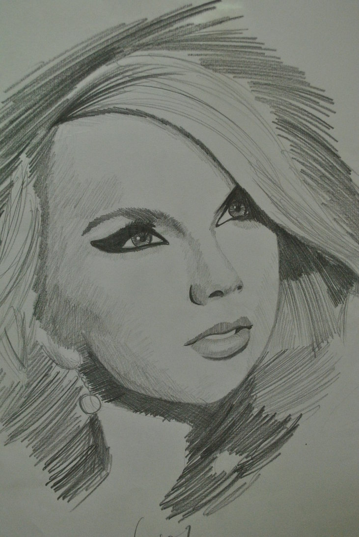 731x1092 Lady Sketch By Ch1woon - Lady Sketch