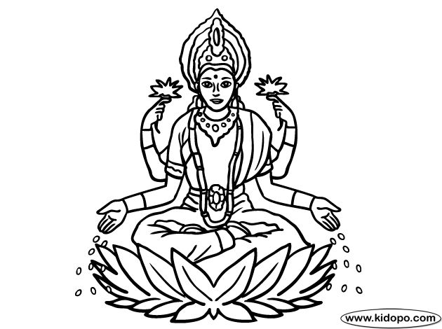630x470 Lakshmi Mata.gif Tattoo Idea Drawings - Lakshmi Sketch