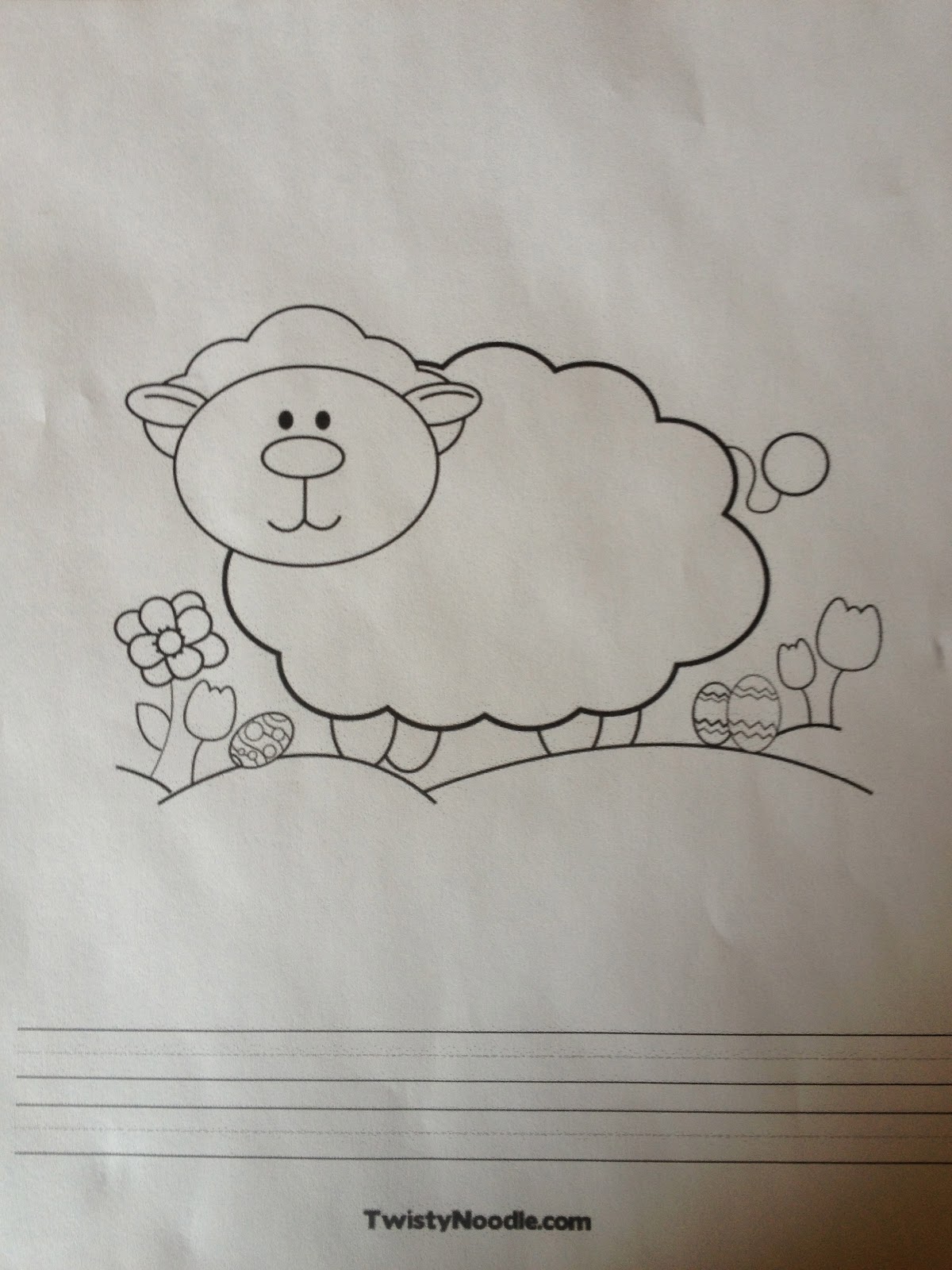 1200x1600 Antidotes For Mom The Lamb Of God Craft For Kids - Lamb Of God Sketch