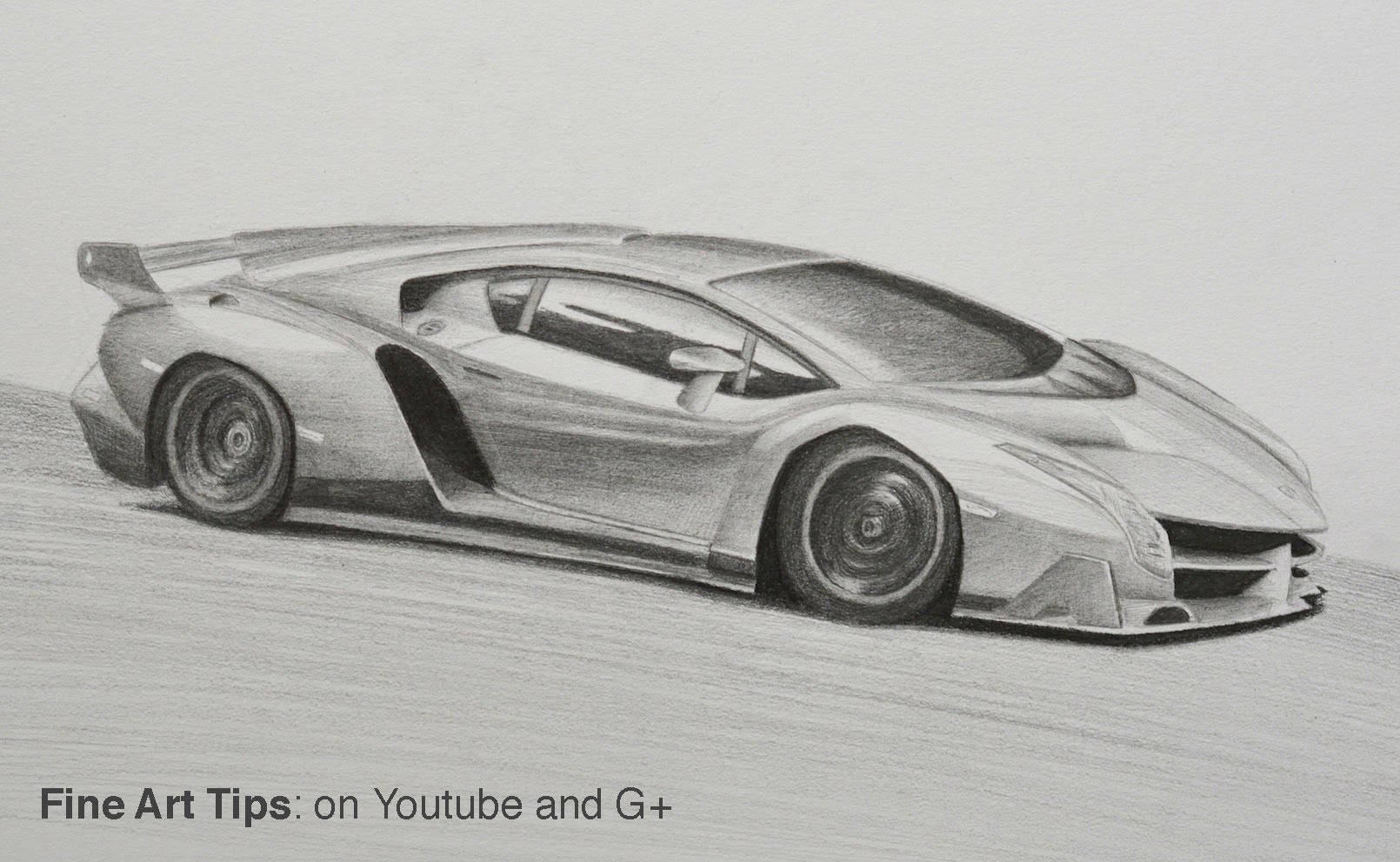 1610x992 How To Draw A Lamborghini Veneno - Lambo Sketch