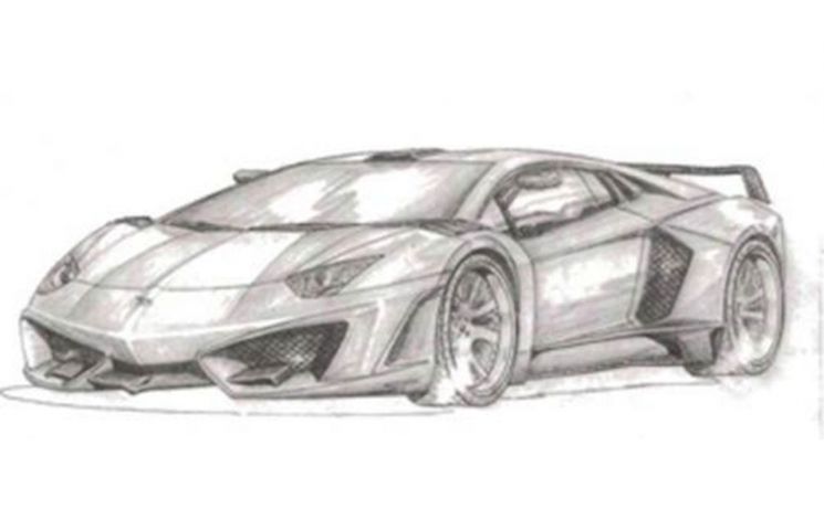 745x480 Preview Lamborghini Aventador By Fab Design - Lamborghini Aventador Sketch