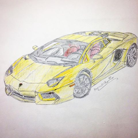 480x480 Lamborghinidrawing Instagram Explore Hashtags Photos And Videos - Lamborghini Aventador Sketch