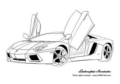 235x166 How To Draw A Lamborghini In 8 Steps Cool Cars - Lamborghini Car Sketch