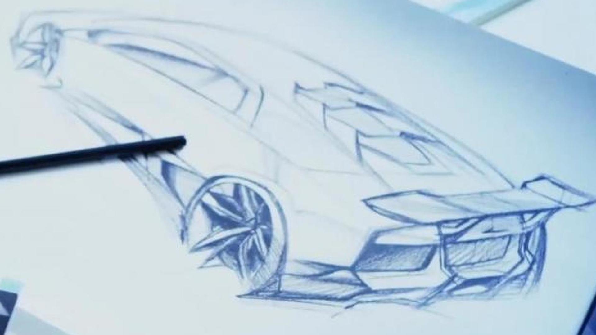 1920x1080 Lamborghini Gallardo Successor Teaser Sketch Photos - Lamborghini Gallardo Sketch