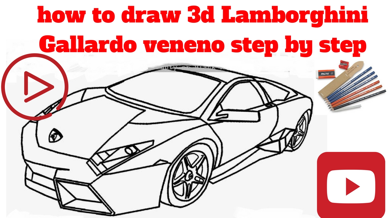 Lamborghini Gallardo Sketch at PaintingValley.com | Explore collection ...