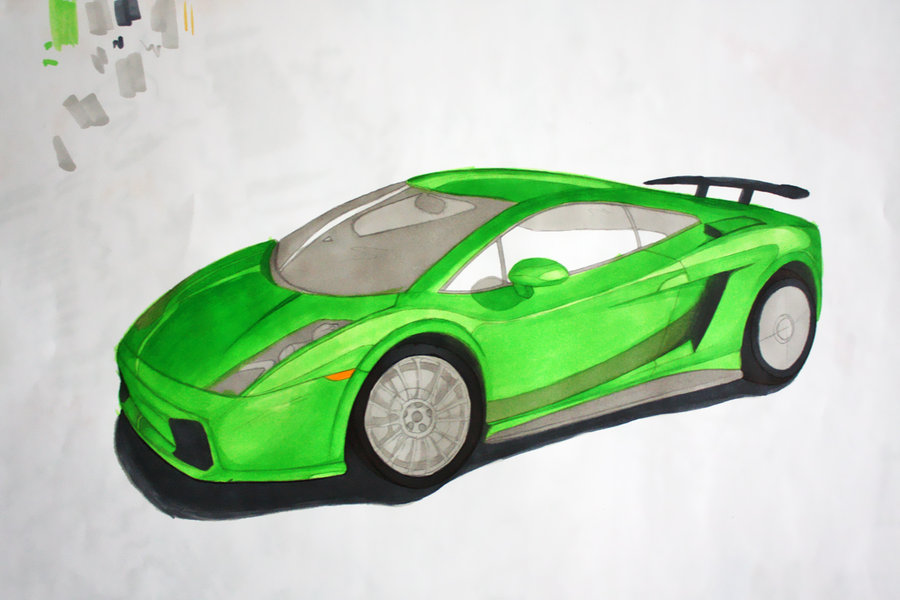 Lamborghini Gallardo Sketch at PaintingValley.com | Explore collection ...