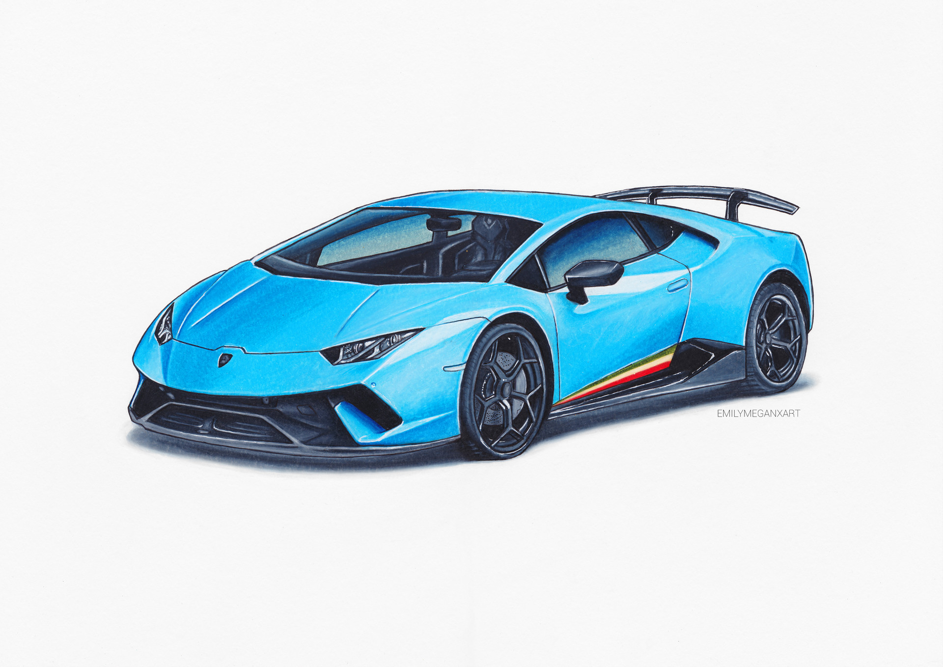 Lamborghini Huracan Sketch at PaintingValley.com | Explore collection ...