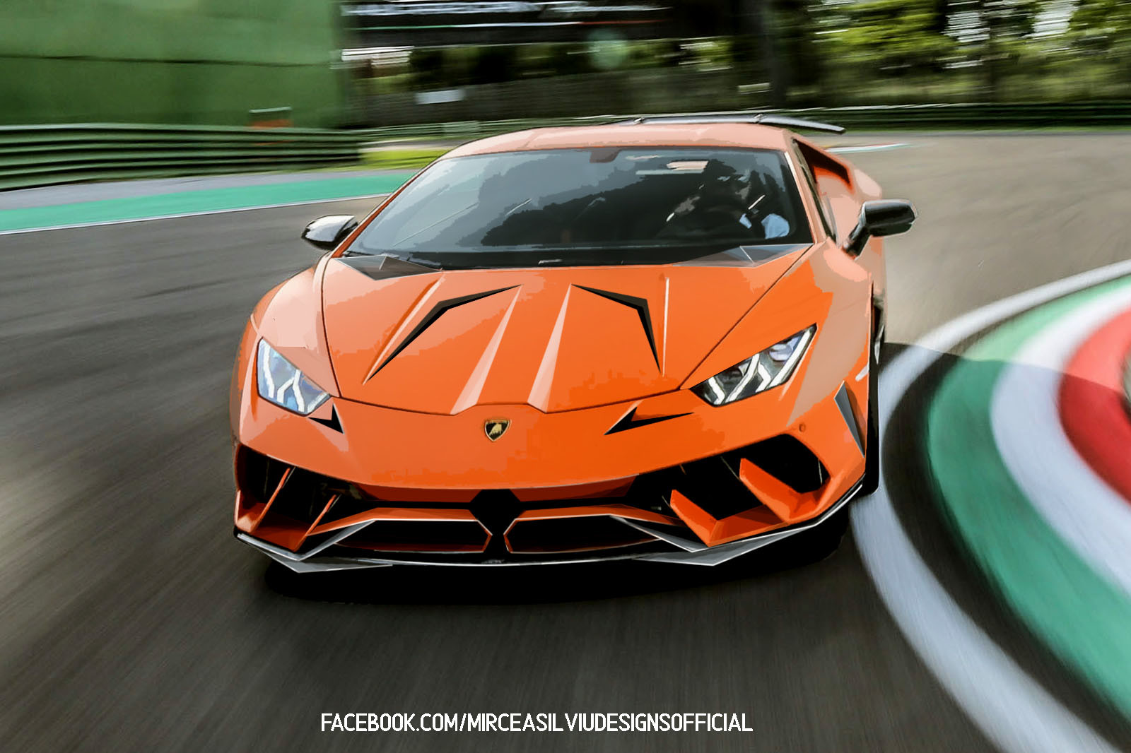 1600x1066 Mircea Silviu - Lamborghini Huracan Sketch