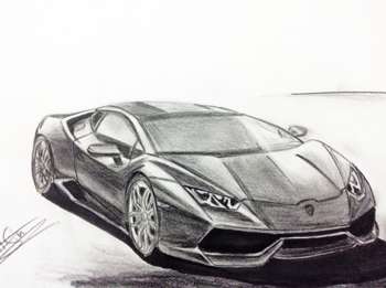 350x261 Touchtalent - Lamborghini Huracan Sketch