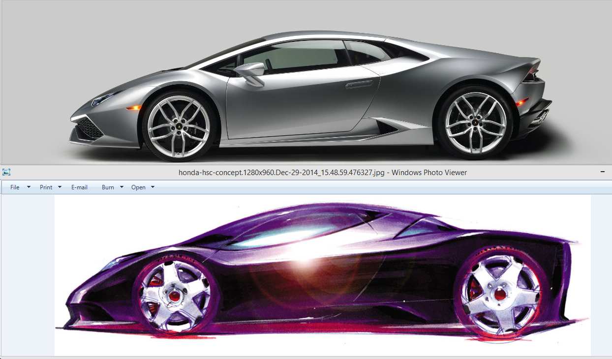 1244x730 - Lamborghini Huracan Sketch