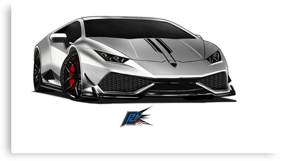 550x315 Lambo Huracan Sketch Canvas Prints By Naquash Redbubble - Lamborghini Huracan Sketch