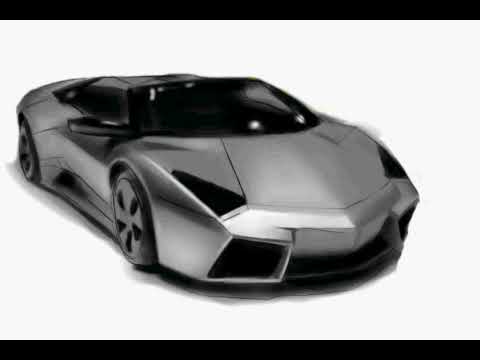 480x360 Lamborghini Reventon Roadster Drawing - Lamborghini Reventon Sketch
