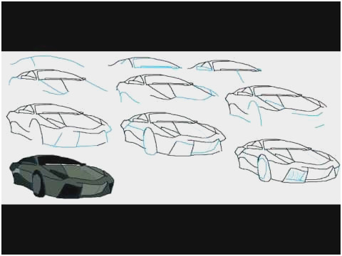 How To Draw A Lamborghini Step By Step Easy Lamborghini