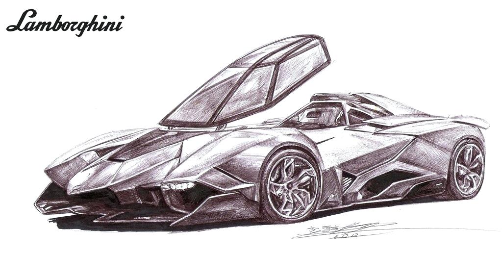 Lamborghini Veneno Sketch At Paintingvalley Com Explore