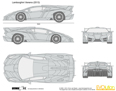 400x314 Lamborghini Veneno Vector Drawing - Lamborghini Veneno Sketch