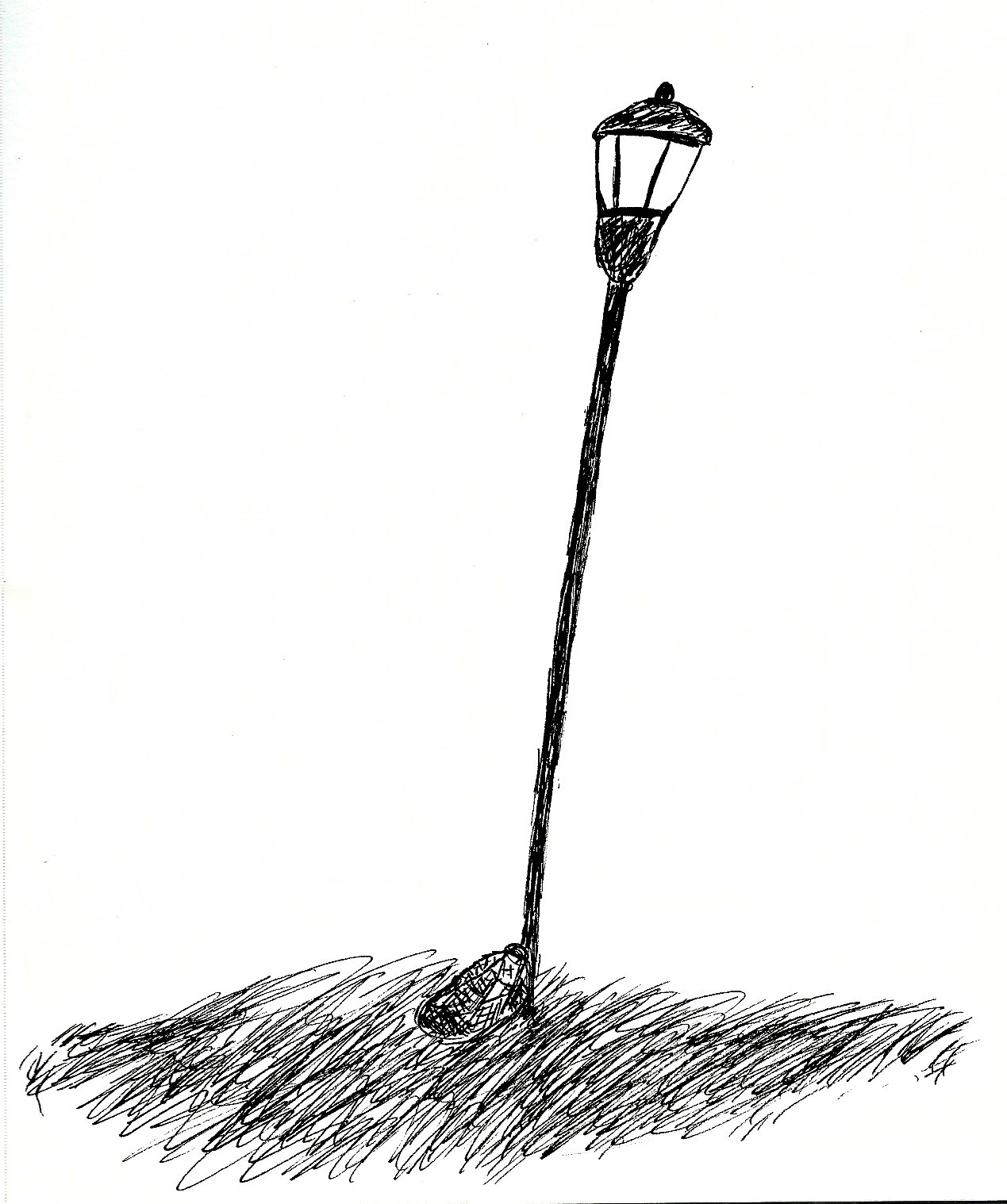 Lamp Post Sketch at Explore collection of Lamp