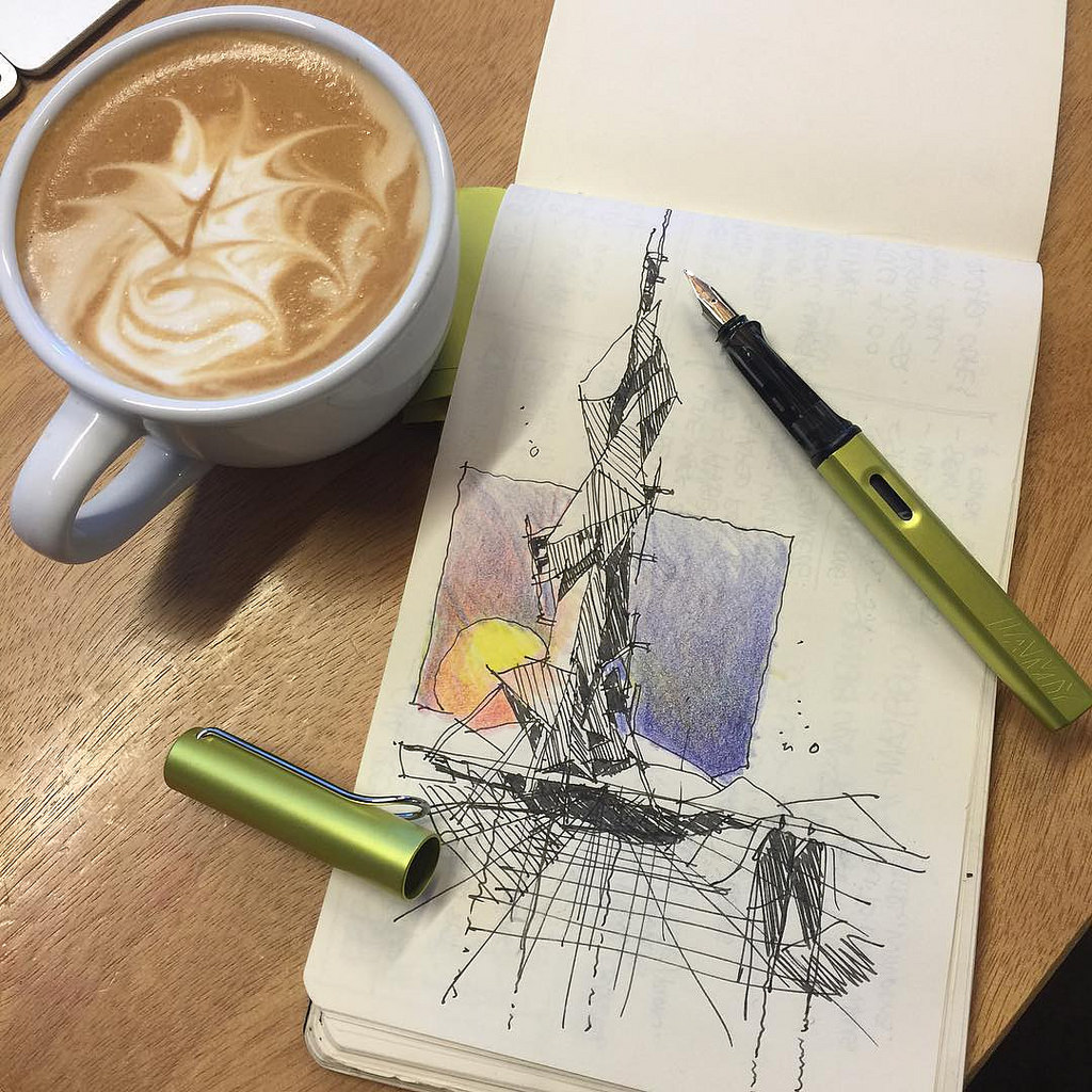 1024x1024 New Pen Day!!! Thanks To - Lamy Safari Sketching