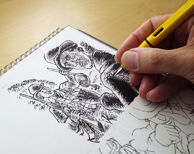 650x515 Poachers, Lamy Safari Pen Wild Yorkshire - Lamy Safari Sketching