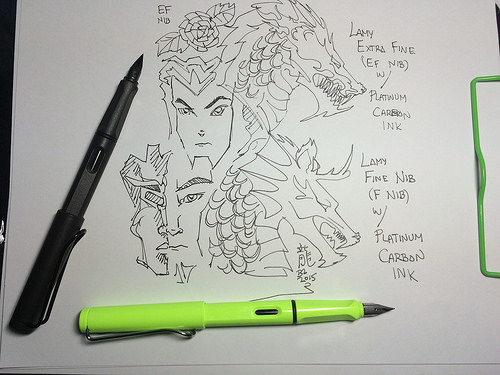 500x375 Jetpens Blog Sponsorship Lot 26 Review Of The Lamy Safari - Lamy Safari Sketching