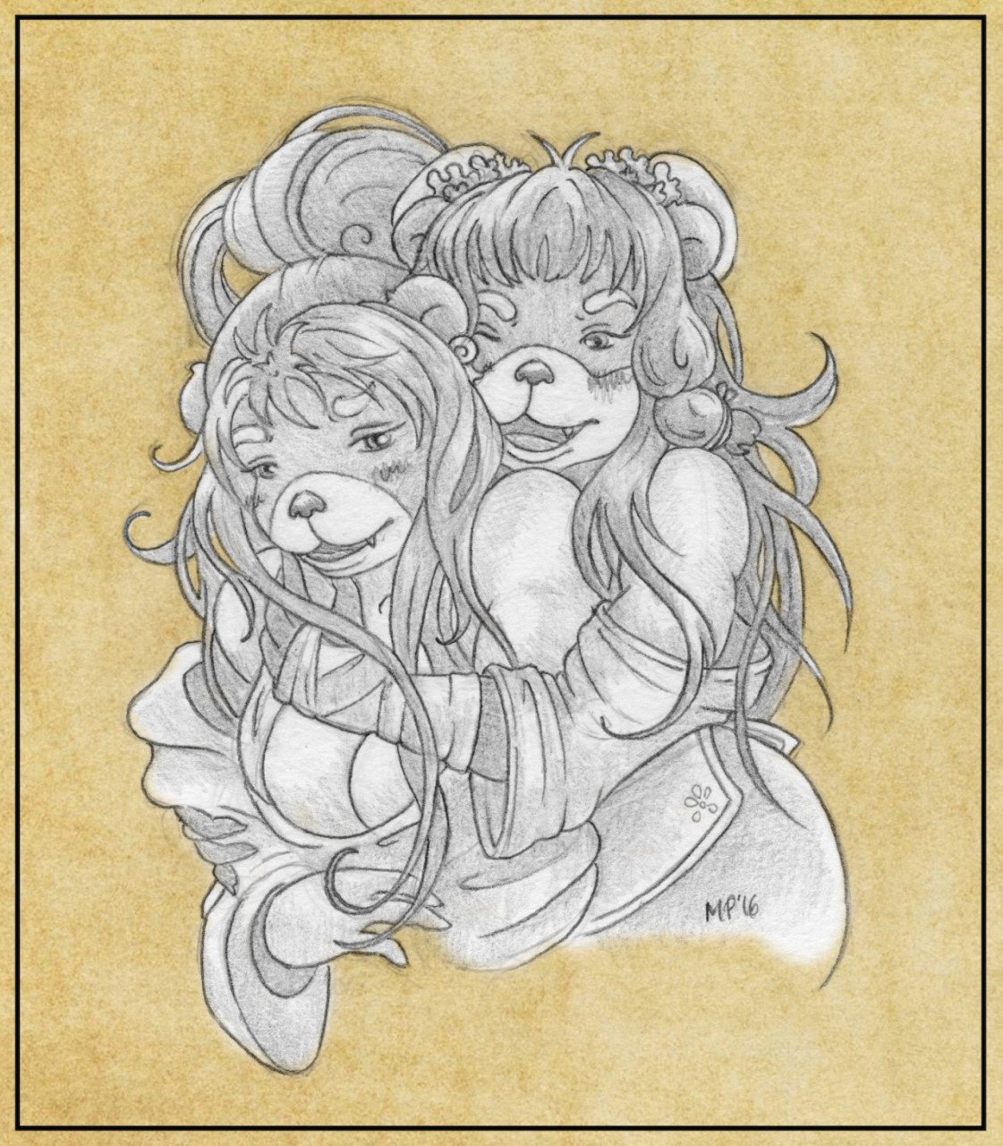 1121x1280 Sketch Huli Amp Lan By Monniponi - Lan Sketch