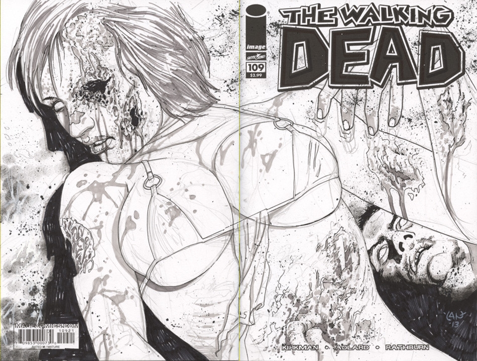 950x718 Walking Dead - Lan Sketch