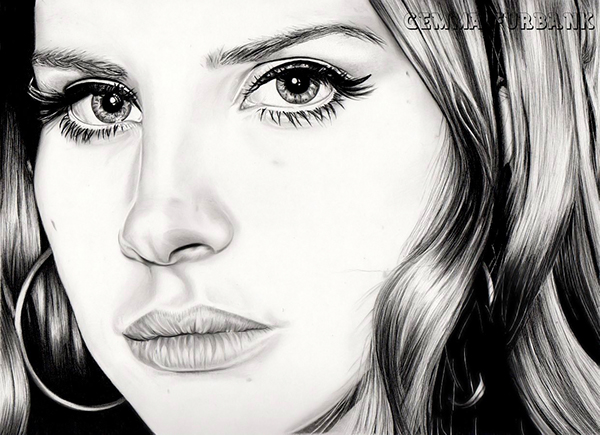 600x435 Lana Del Rey On Behance - Lana Del Rey Sketch