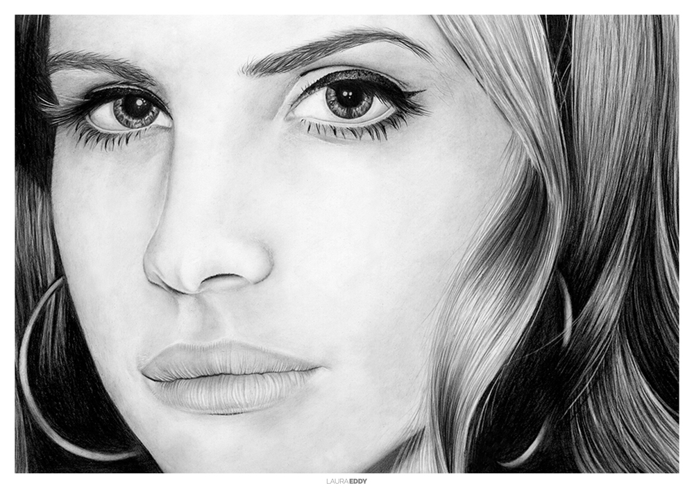 Lana Del Rey Sketch at PaintingValley.com | Explore collection of Lana ...