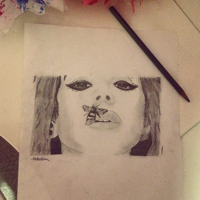 640x640 My Lana Del Rey Sketch Steemit - Lana Del Rey Sketch