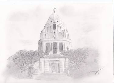 375x273 Ashton Memorial, Lancaster Drawing By Mick Meaney Saatchi Art - Lancaster Sketch