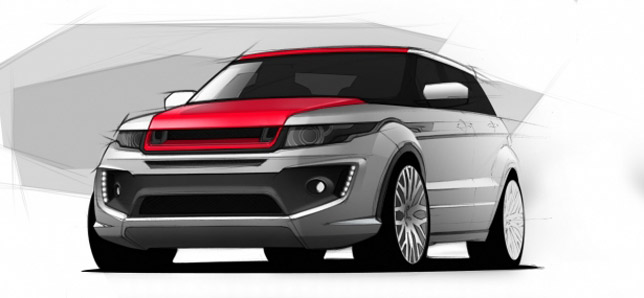 644x298 Kahn Teaser Rs250 Range Rover Evoque - Land Rover Sketch