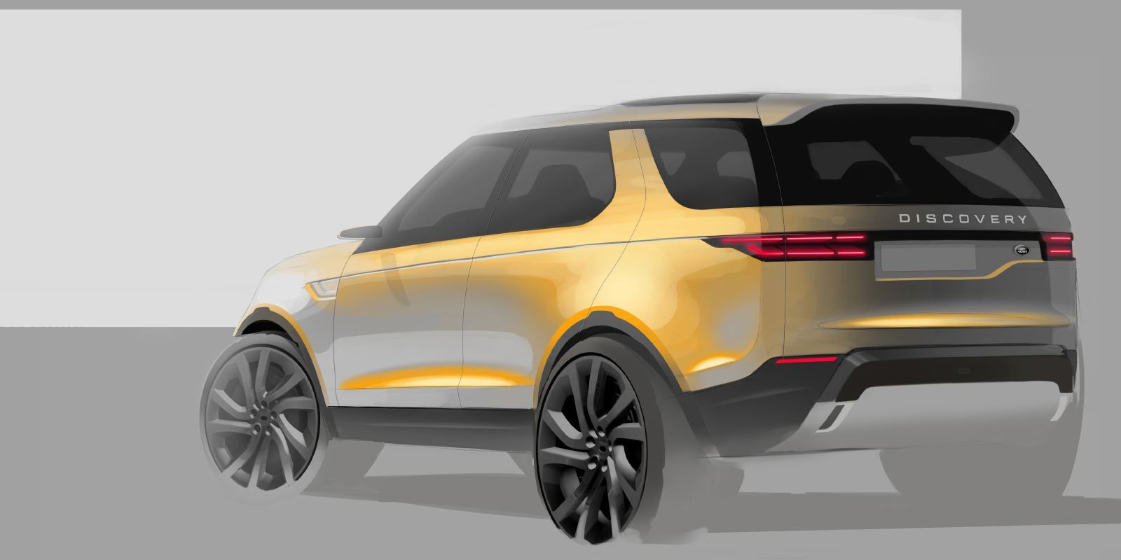 1600x800 Land Rover Discovery Sport Concept Sketch Car Design - Land Rover Sketch