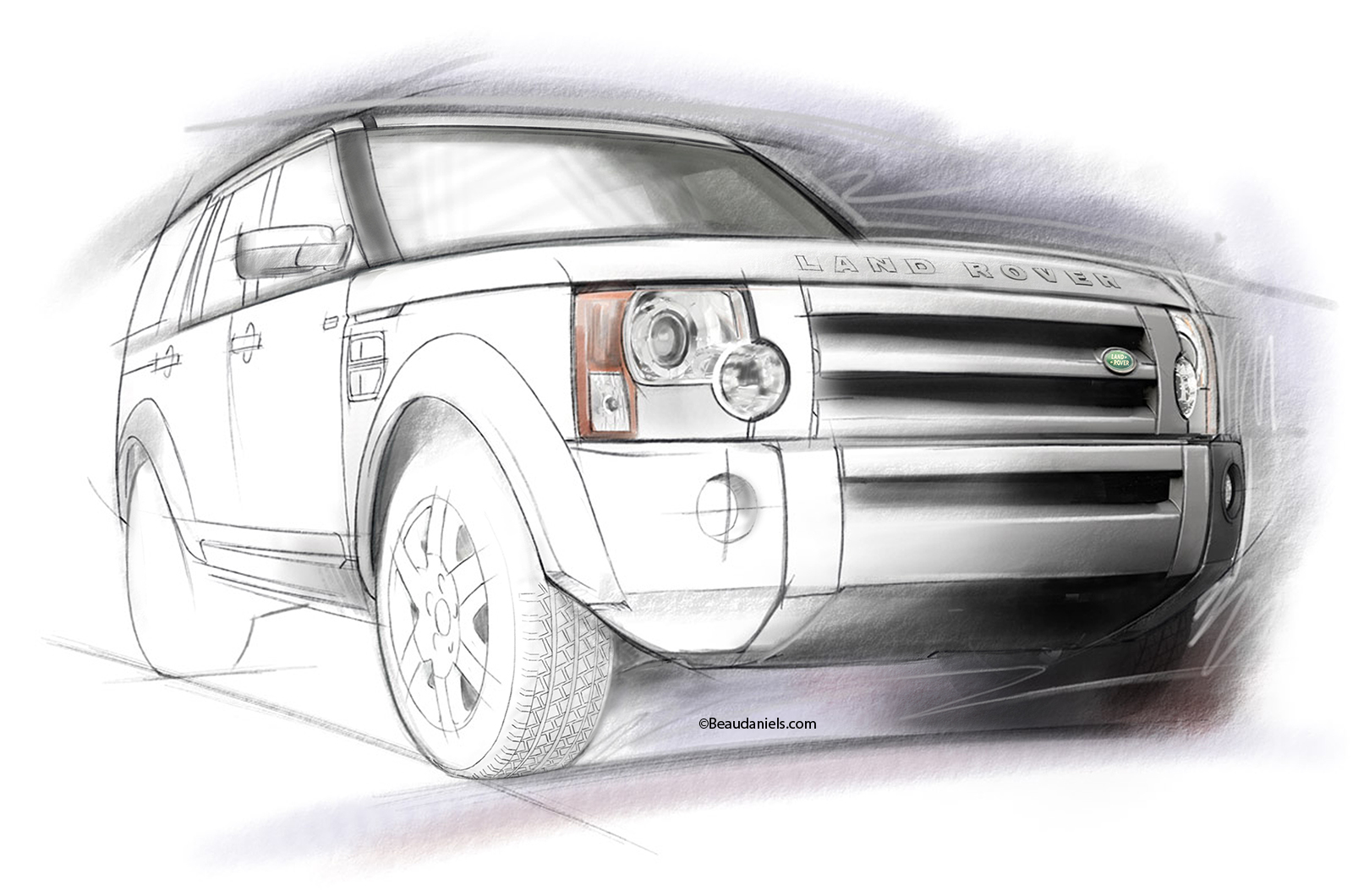 Land Rover Sketch at Explore collection of Land