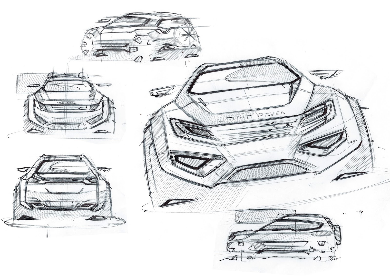 1600x1131 Sketchsitebarrett Land Rover .....spare Time Sketches - Land Rover Sketch