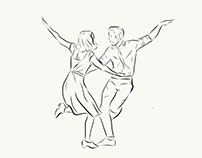 202x158 La La Land Sketch On Behance - Land Sketch