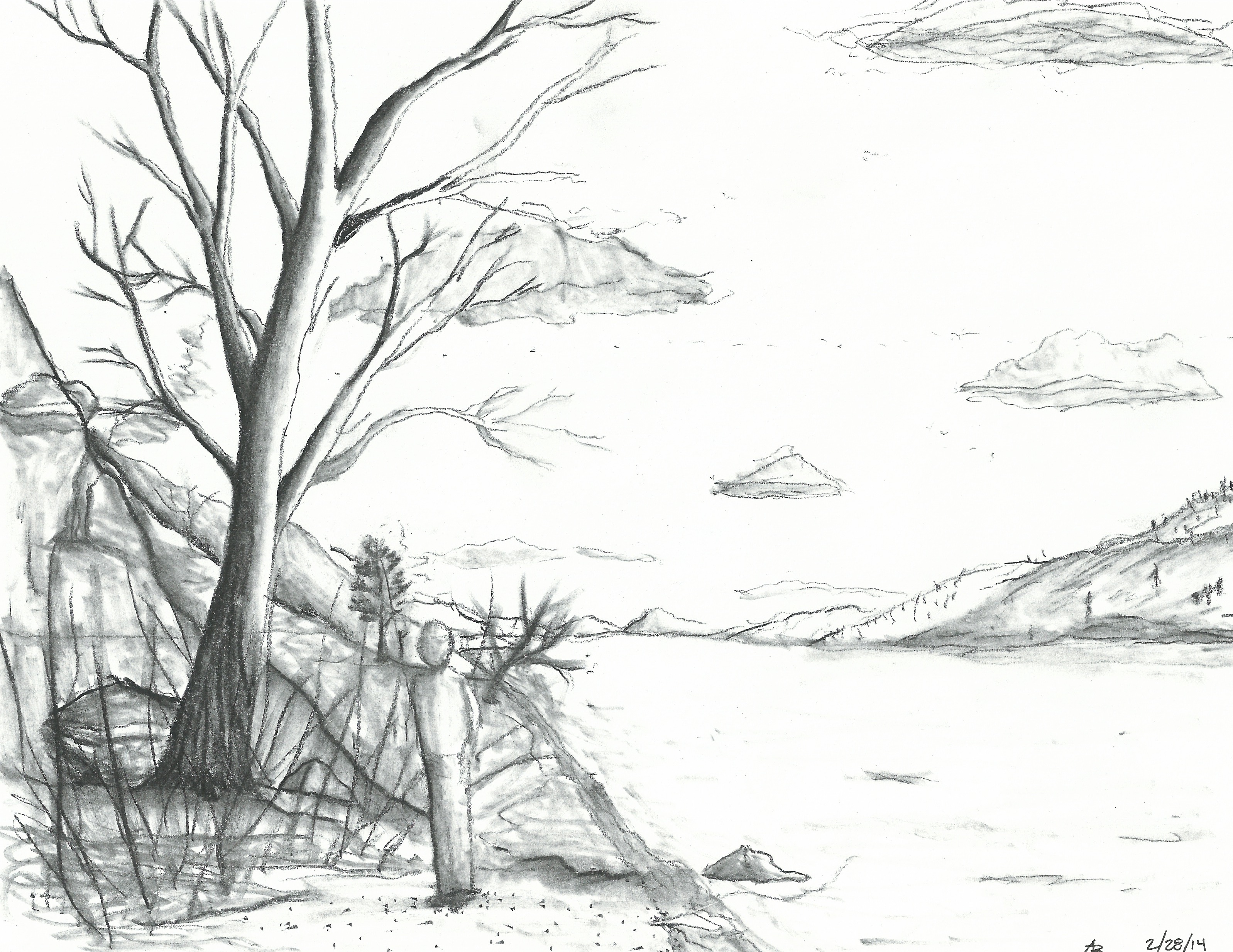 3195x2466 Sketch Apbakland - Land Sketch