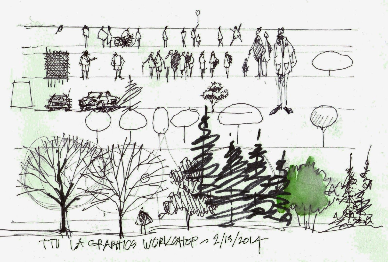 Landscape Architecture Sketches at PaintingValley.com ...