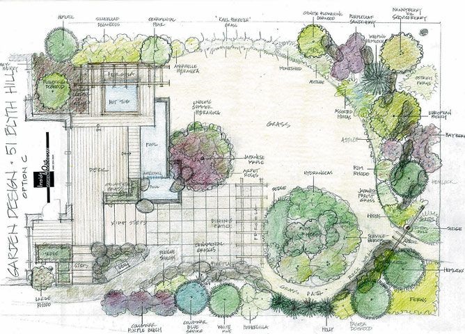 668x480 Landscape Design School Federated Garden Clubs Of Ct - Landscape Design Sketches