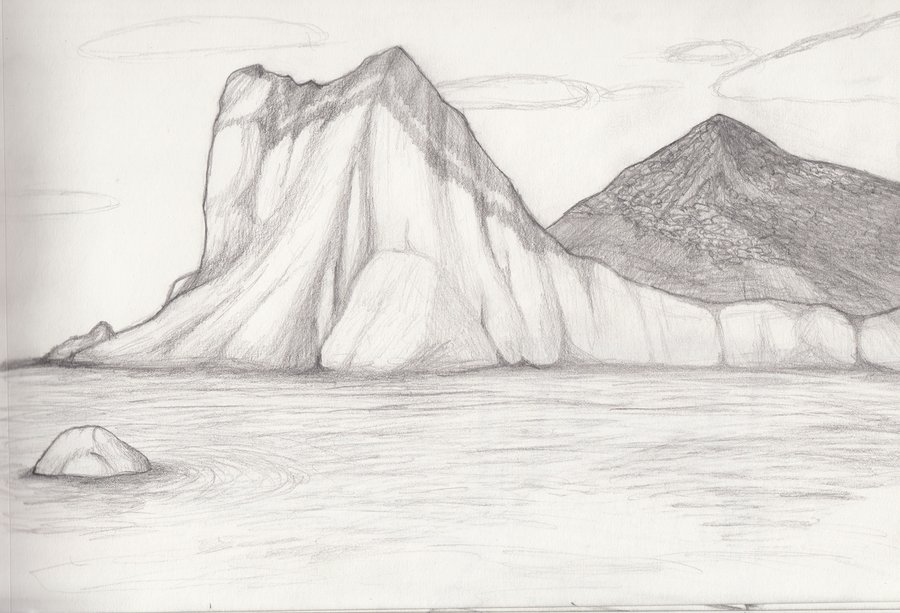 900x613 Landscape Sketch 11 By Whimsy Floof - Landscape Simple Sketch